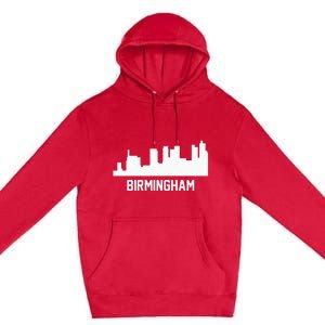 Birmingham Alabama Skyline Cityscape Premium Pullover Hoodie