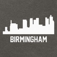Birmingham Alabama Skyline Cityscape Cotton Canvas Backpack