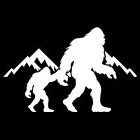 Bigfoot And Son Wild Outdoor Gift For Fathers Day Womens Tank Top