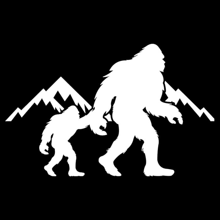 Bigfoot And Son Wild Outdoor Gift For Fathers Day Womens Tank Top