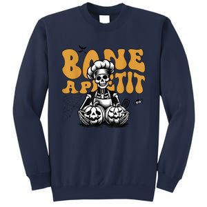 Bone Appetit Skeleton Chef Halloween Sweatshirt