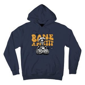 Bone Appetit Skeleton Chef Halloween Tall Hoodie