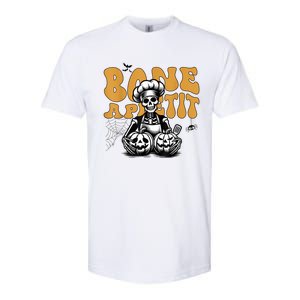 Bone Appetit Skeleton Chef Halloween Softstyle CVC T-Shirt