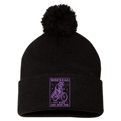 Bisexual And Still Not Into You Bi Pride Subtle Bisexual Pom Pom 12in Knit Beanie