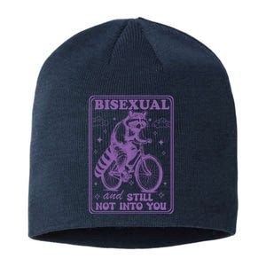 Bisexual And Still Not Into You Bi Pride Subtle Bisexual Sustainable Beanie