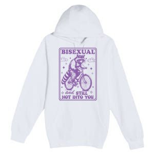 Bisexual And Still Not Into You Bi Pride Subtle Bisexual Premium Pullover Hoodie