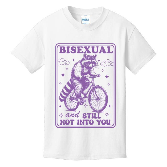 Bisexual And Still Not Into You Bi Pride Subtle Bisexual Kids T-Shirt