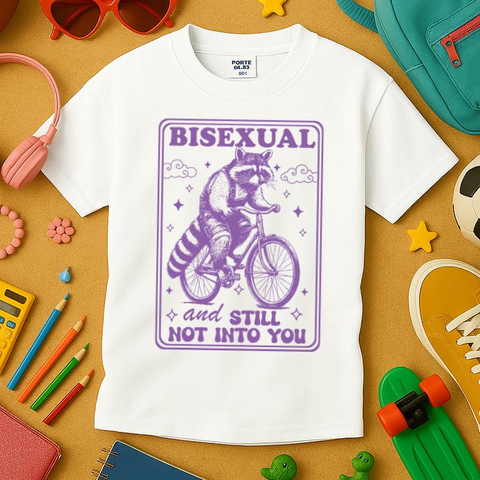 Bisexual And Still Not Into You Bi Pride Subtle Bisexual Kids T-Shirt