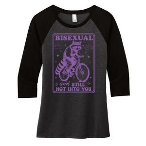 Bisexual And Still Not Into You Bi Pride Subtle Bisexual Women's Tri-Blend 3/4-Sleeve Raglan Shirt