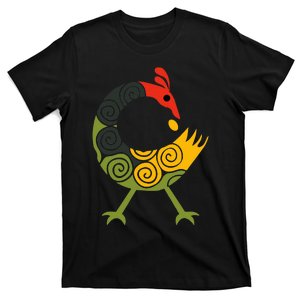 Bird Adinkra Symbol Ghana Sankofa Black History T-Shirt