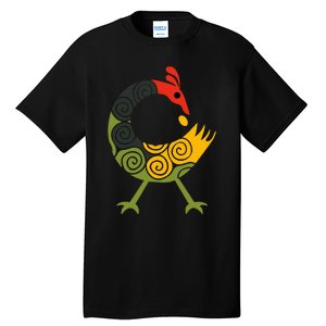 Bird Adinkra Symbol Ghana Sankofa Black History Tall T-Shirt