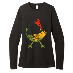 Bird Adinkra Symbol Ghana Sankofa Black History Womens CVC Long Sleeve Shirt