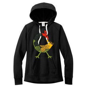 Bird Adinkra Symbol Ghana Sankofa Black History Women's Fleece Hoodie