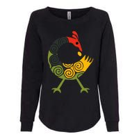 Bird Adinkra Symbol Ghana Sankofa Black History Womens California Wash Sweatshirt