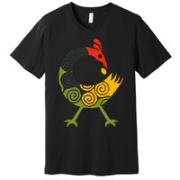 Bird Adinkra Symbol Ghana Sankofa Black History Premium T-Shirt