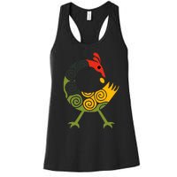 Bird Adinkra Symbol Ghana Sankofa Black History Women's Racerback Tank