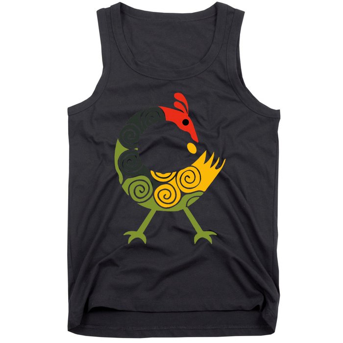 Bird Adinkra Symbol Ghana Sankofa Black History Tank Top