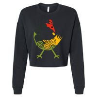 Bird Adinkra Symbol Ghana Sankofa Black History Cropped Pullover Crew