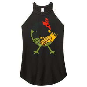 Bird Adinkra Symbol Ghana Sankofa Black History Women's Perfect Tri Rocker Tank