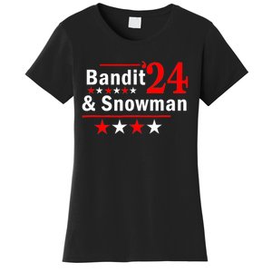 Bandit And Snowman 2024 Election Women's T-Shirt