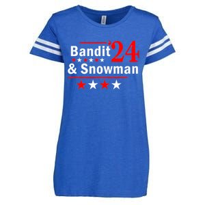 Bandit And Snowman 2024 Election Enza Ladies Jersey Football T-Shirt