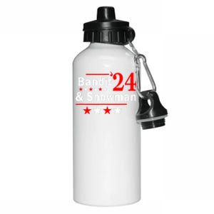 Bandit And Snowman 2024 Election Aluminum Water Bottle