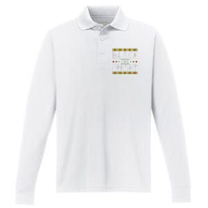 Black And Smart Juneteenth Black History Month Performance Long Sleeve Polo