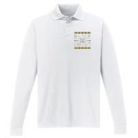 Black And Smart Juneteenth Black History Month Performance Long Sleeve Polo