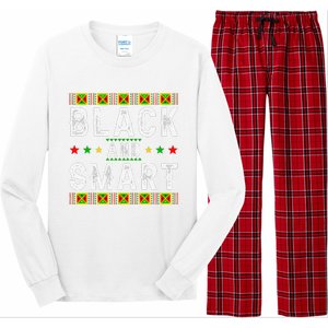 Black And Smart Juneteenth Black History Month Long Sleeve Pajama Set