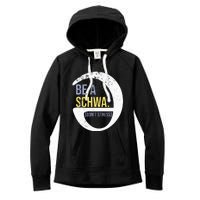 Be A Schwa DonT Stress Funny Phonics Speech Specialist Gift Women's Fleece Hoodie