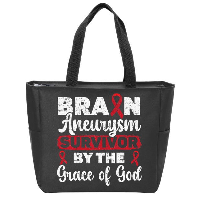 Brain Aneurysm Survivor Medical Condition Aneurysm Awareness Zip Tote Bag