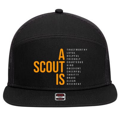 Bsa A Scout Is 7 Panel Mesh Trucker Snapback Hat