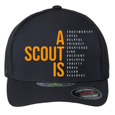 Bsa A Scout Is Flexfit Unipanel Trucker Cap