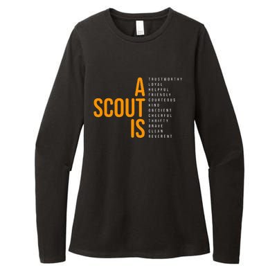 Bsa A Scout Is Womens CVC Long Sleeve Shirt