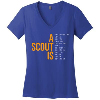 Bsa A Scout Is Women's V-Neck T-Shirt