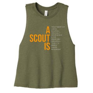 Bsa A Scout Is Women's Racerback Cropped Tank