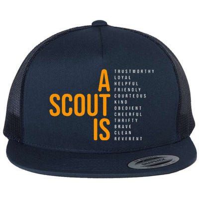 Bsa A Scout Is Flat Bill Trucker Hat