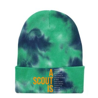 Bsa A Scout Is Tie Dye 12in Knit Beanie