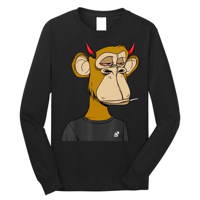 Bitcoin Ape Stoned Long Sleeve Shirt