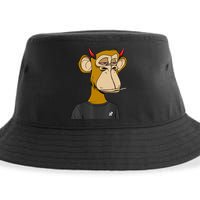 Bitcoin Ape Stoned Sustainable Bucket Hat