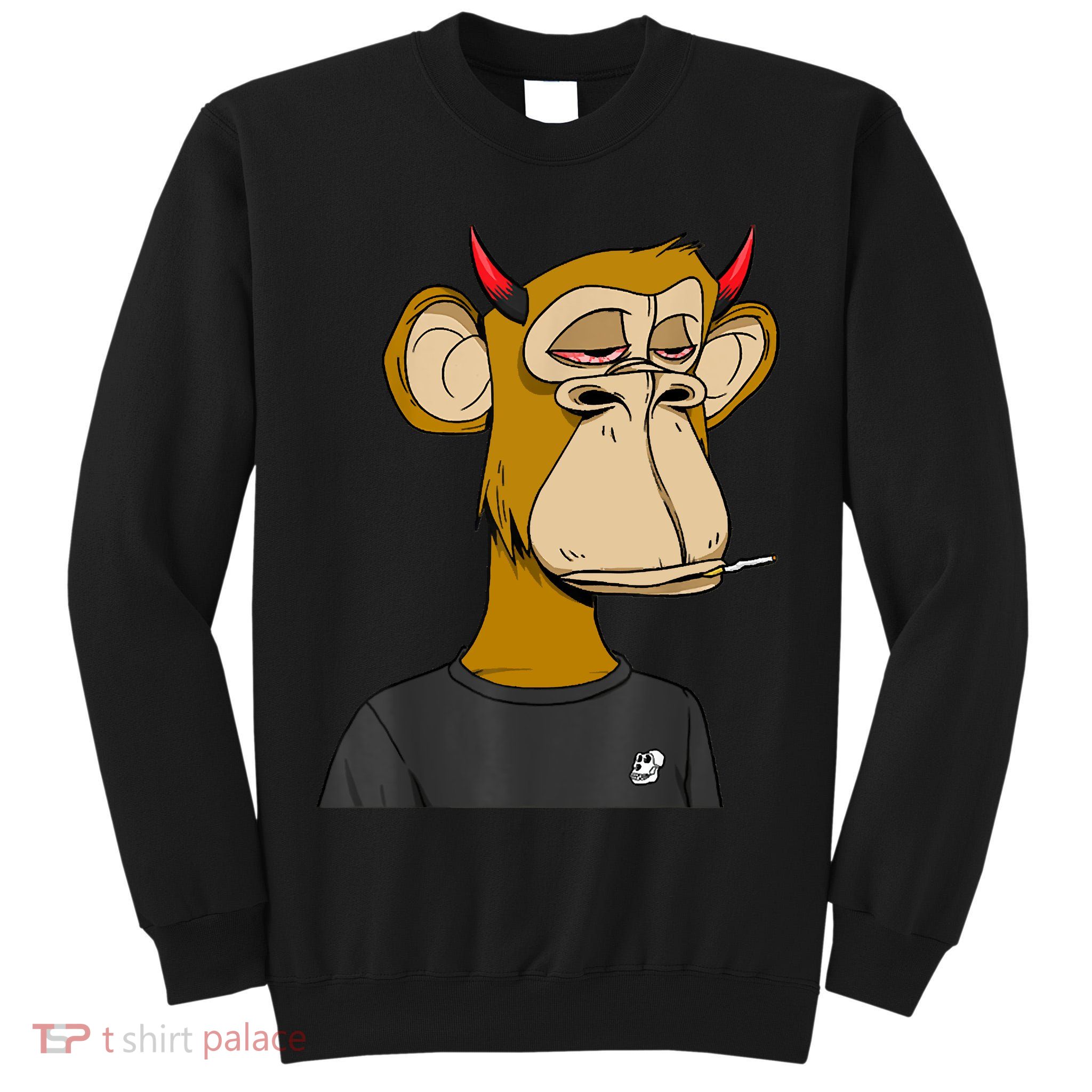 Bitcoin Ape Stoned Tall Sweatshirt