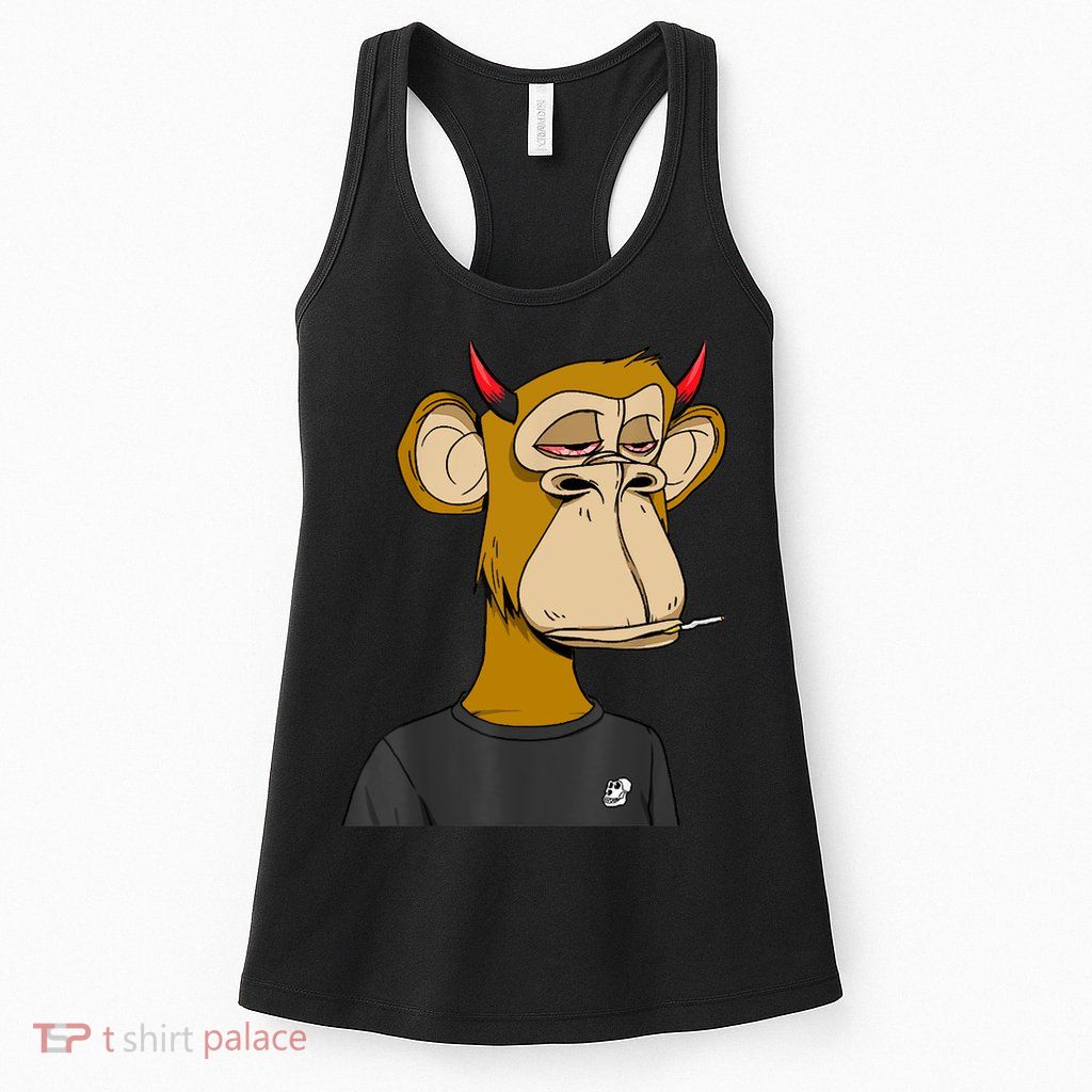 Bitcoin Ape Stoned Womens Tank Top