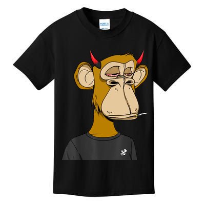 Bitcoin Ape Stoned Kids T-Shirt