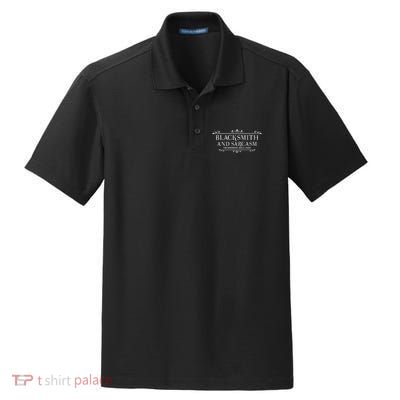 Blacksmith And Sarcasm Blacksmith Craftsman Metal Hoof Blacksmith Dry Zone Grid Polo