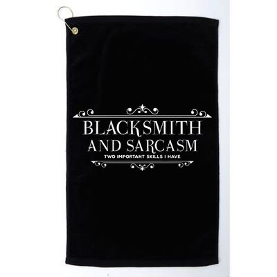 Blacksmith And Sarcasm Blacksmith Craftsman Metal Hoof Blacksmith Golf Towel