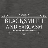 Blacksmith And Sarcasm Blacksmith Craftsman Metal Hoof Blacksmith Vector Backpack