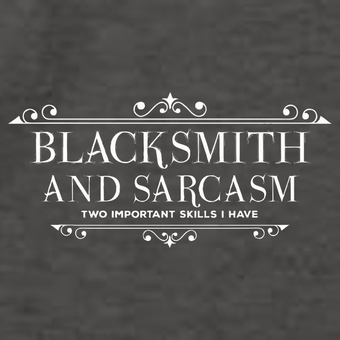 Blacksmith And Sarcasm Blacksmith Craftsman Metal Hoof Blacksmith Vector Backpack