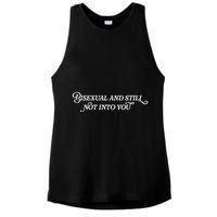 Bisexual And Still Not Into You Ladies PosiCharge Tri-Blend Wicking Tank