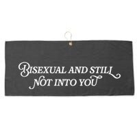Bisexual And Still Not Into You Large Microfiber Waffle Golf Towel