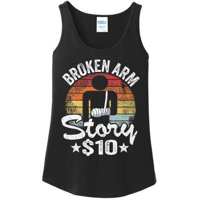 Broken Arm Story $10 Broken Hand Get Well Broken Arm Ladies Essential Tank